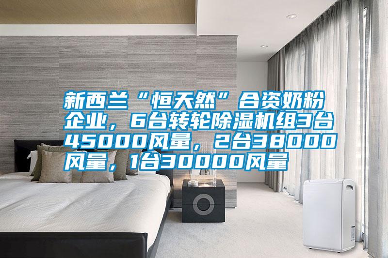 新西蘭“恒天然”合資奶粉企業，6臺轉輪除濕機組3臺45000風量，2臺38000風量，1臺30000風量