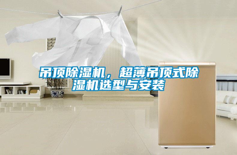 吊頂除濕機，超薄吊頂式除濕機選型與安裝