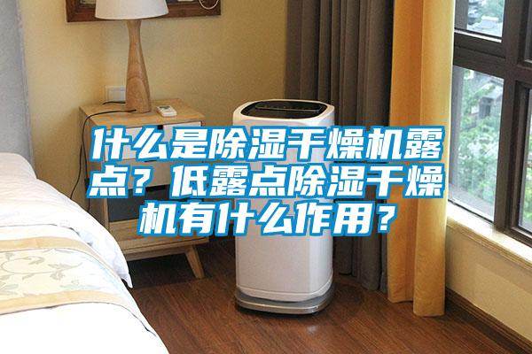 什么是除濕干燥機露點？低露點除濕干燥機有什么作用？