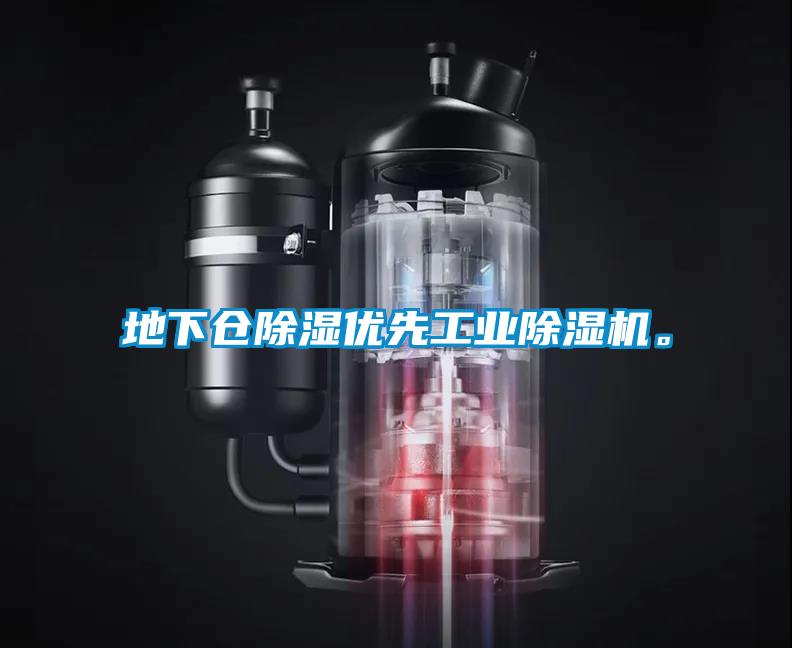 地下倉除濕優(yōu)先工業(yè)除濕機。