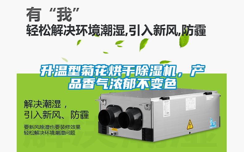 升溫型菊花烘干除濕機，產品香氣濃郁不變色