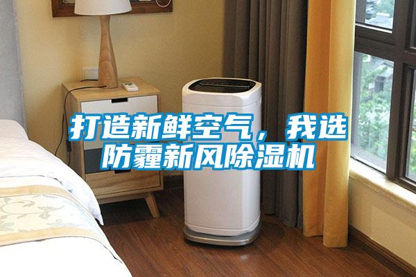 打造新鮮空氣,我選防霾新風除濕機
