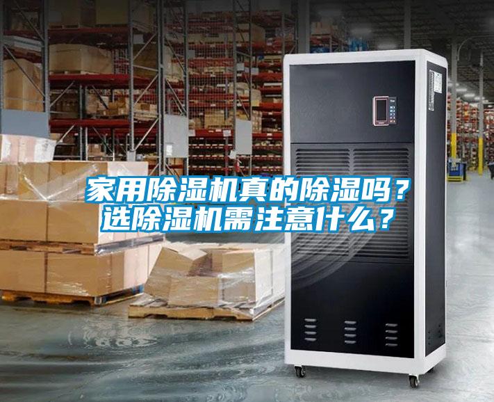 家用除濕機真的除濕嗎？選除濕機需注意什么？