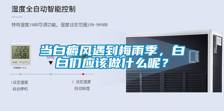 當白癜風遇到梅雨季,白白們應該做什么呢?