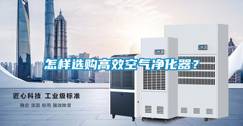 怎樣選購高效空氣凈化器？