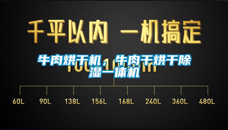 牛肉烘干機(jī)，牛肉干烘干除濕一體機(jī)