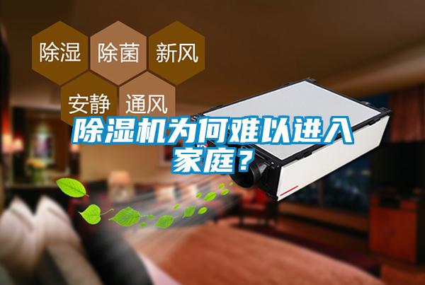 除濕機(jī)為何難以進(jìn)入家庭?