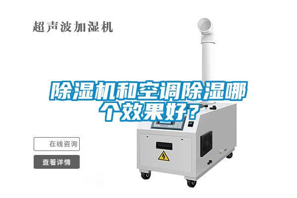 除濕機和空調除濕哪個效果好？