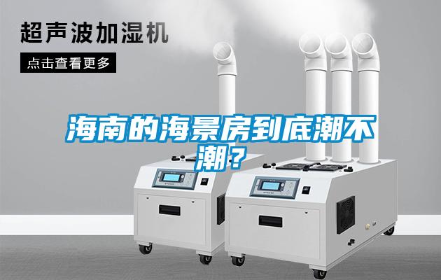 海南的海景房到底潮不潮？