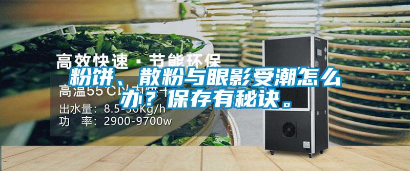 粉餅、散粉與眼影受潮怎么辦?保存有秘訣。
