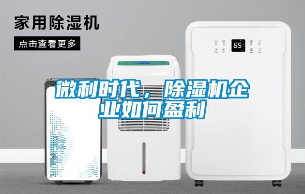 微利時(shí)代，除濕機(jī)企業(yè)如何盈利