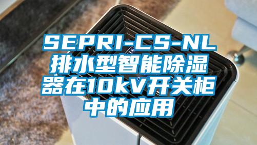 SEPRI-CS-NL排水型智能除濕器在10kV開關(guān)柜中的應用