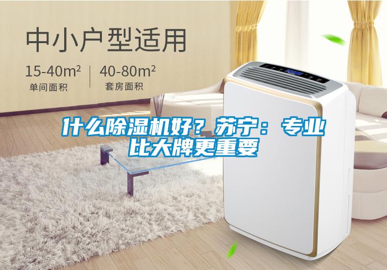 什么除濕機(jī)好？蘇寧：專業(yè)比大牌更重要