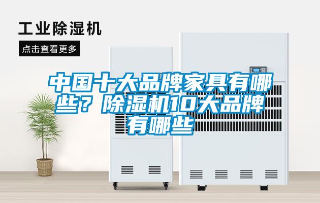中國十大品牌家具有哪些？除濕機10大品牌有哪些