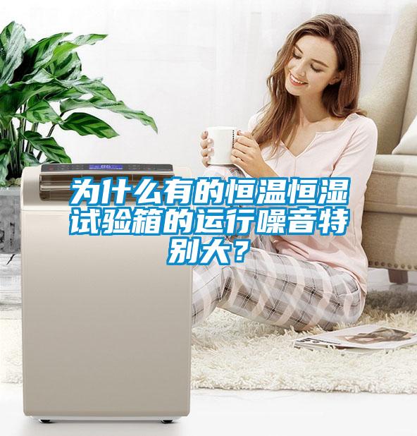 為什么有的恒溫恒濕試驗箱的運行噪音特別大?