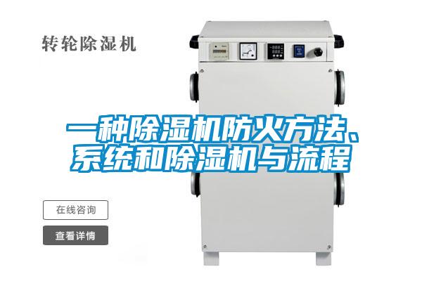 一種除濕機防火方法、系統和除濕機與流程