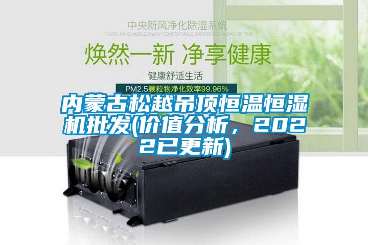 內蒙古松越吊頂恒溫恒濕機批發(價值分析,2022已更新)