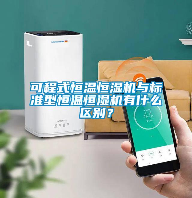 可程式恒溫恒濕機與標(biāo)準(zhǔn)型恒溫恒濕機有什么區(qū)別？